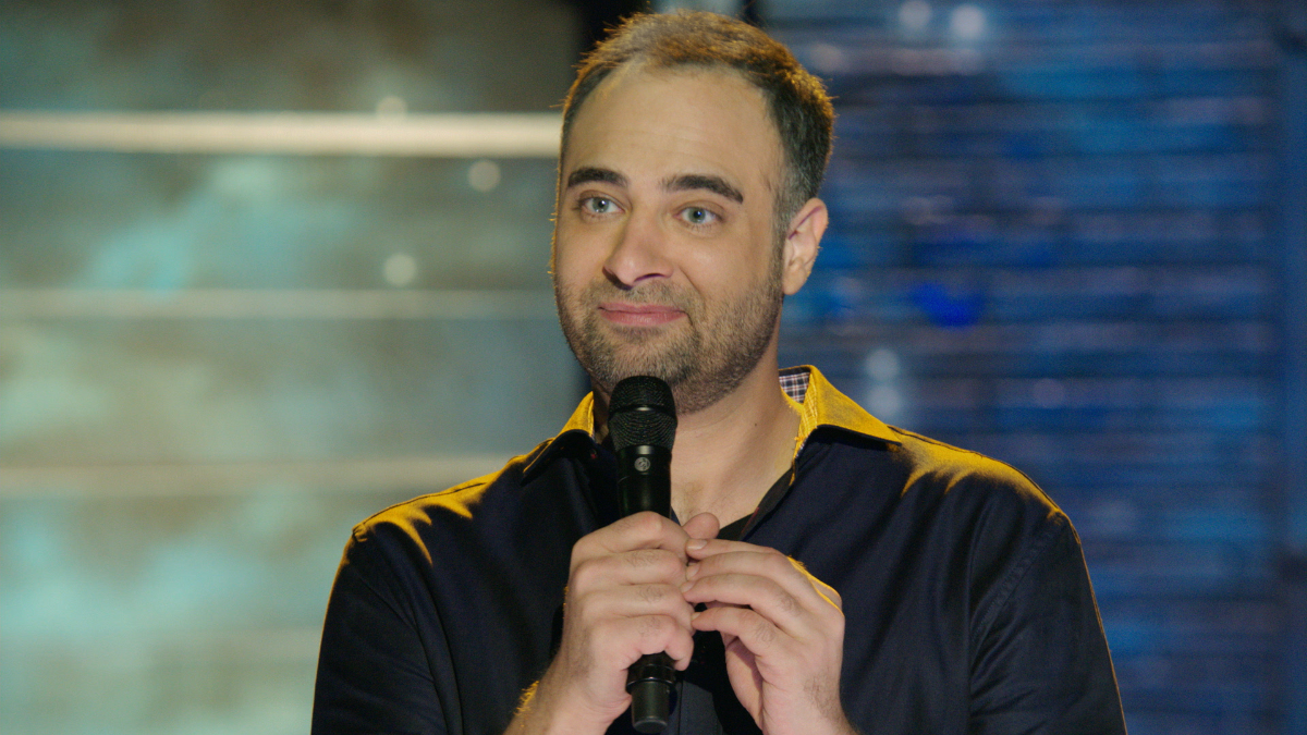 Kurt Metzger on stage